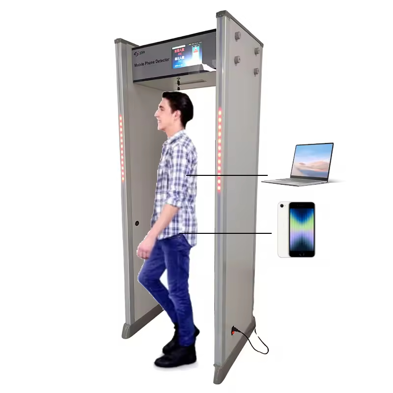 JZXR Mobile Phone Detector Gate Walk Through Detection System